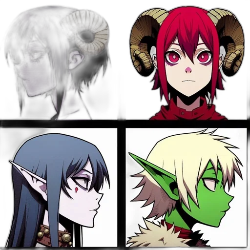 mask, dragon, face, hair transparent PNG cut-out