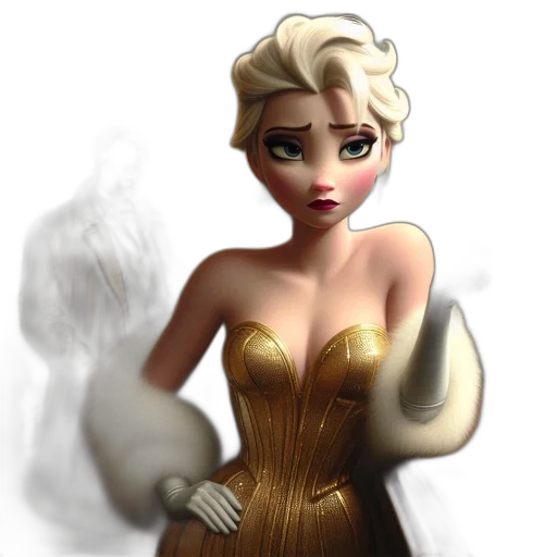 dress, jewelry, 3d render, concept art transparent PNG cut-out