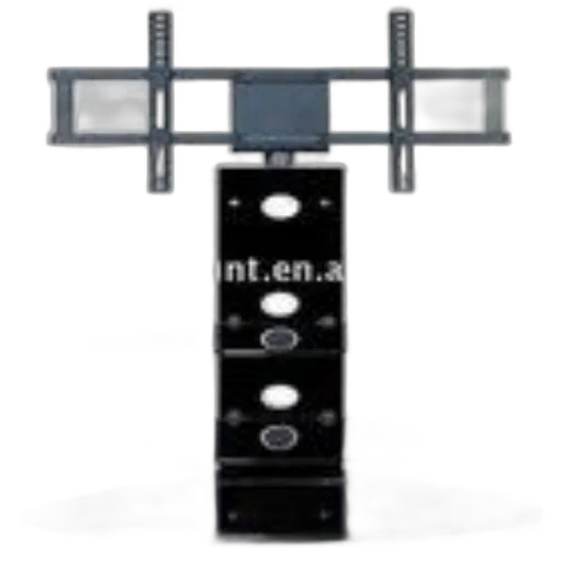 sleek, black, stand, three transparent PNG cut-out