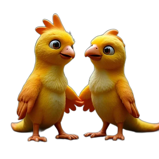 animal, 3d render, concept art, photorealistic transparent PNG cut-out