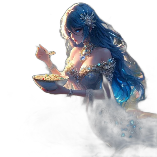 food, dress, jewelry, fantasy art transparent PNG cut-out
