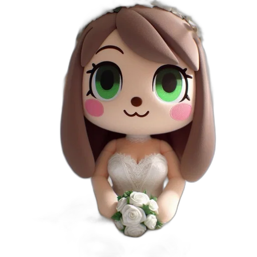 crown, robot, flower, 3d render transparent PNG cut-out