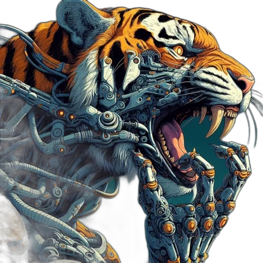 animal, comic book art, concept art, fantasy art transparent PNG cut-out