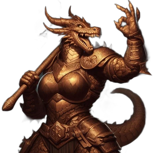 dragon, staff, fantasy art, concept art transparent PNG cut-out