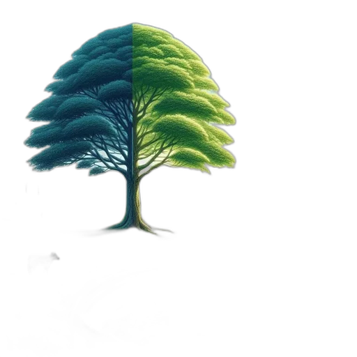 tree, 3d render, concept art, photorealistic transparent PNG cut-out