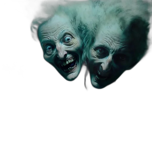 mask, face, creature, hair transparent PNG cut-out