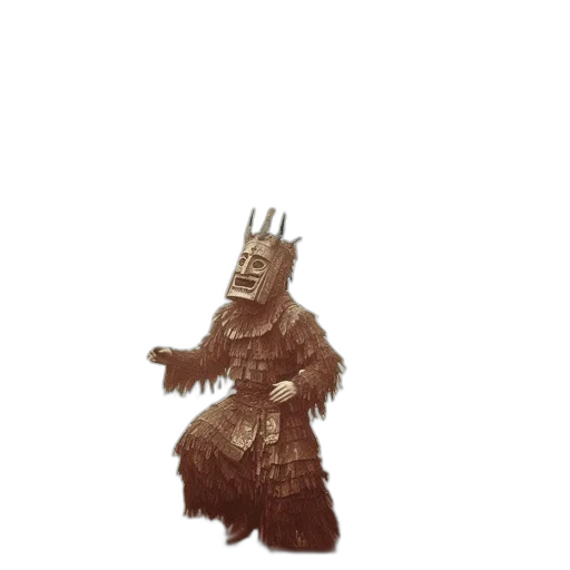 creature, crown, animal, staff transparent PNG cut-out