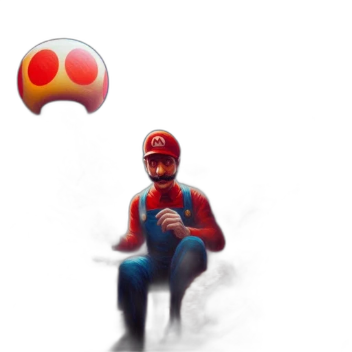 mask, face, hat, pixel art transparent PNG cut-out