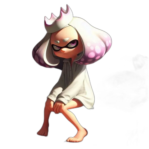 dress, crown, creature, jacket transparent PNG cut-out