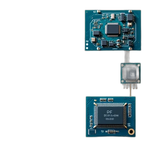 blue, computer, memory, processor transparent PNG cut-out