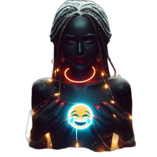 jewelry, robot, 3d render, concept art transparent PNG cut-out
