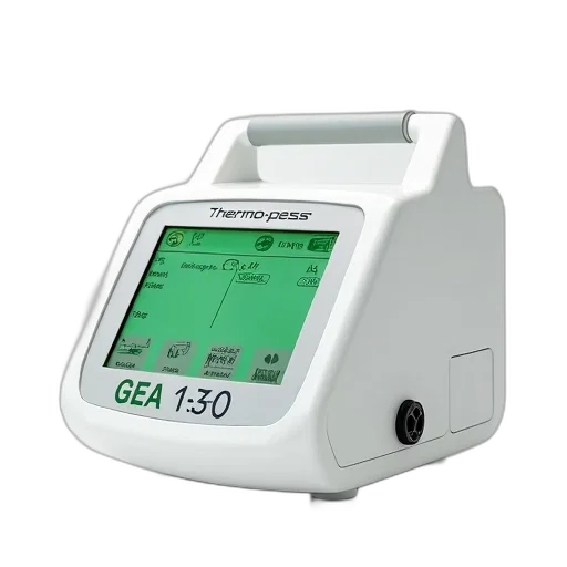 white, medical, device, green transparent PNG cut-out