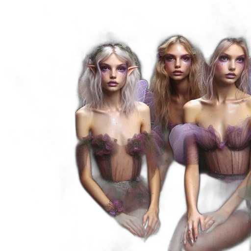 hair, concept art, fantasy art, photorealistic transparent PNG cut-out