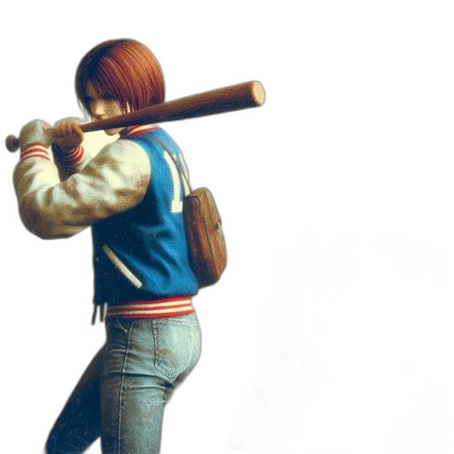 jacket, weapon, staff, sword transparent PNG cut-out