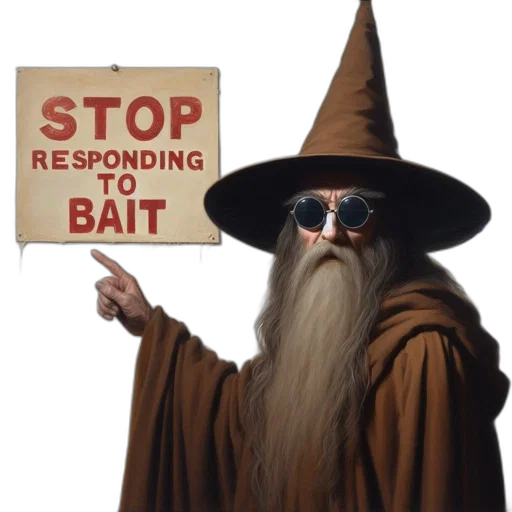 hat, staff, elderly, figure transparent PNG cut-out