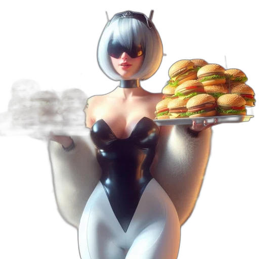 robot, food, dress, concept art transparent PNG cut-out