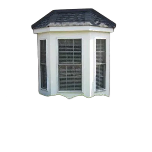 building, umbrella, furniture, 3d render transparent PNG cut-out