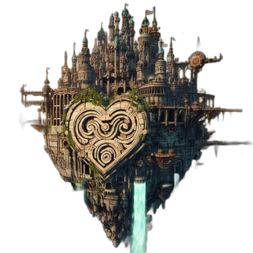 crown, jewelry, sword, fantasy art transparent PNG cut-out