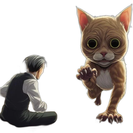 creature, animal, concept art, photorealistic transparent PNG cut-out