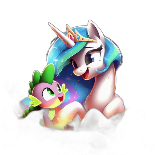 dragon, staff, hat, crown transparent PNG cut-out