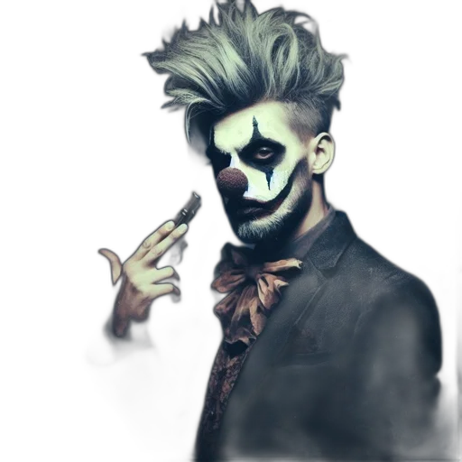 mask, face, jacket, creature transparent PNG cut-out