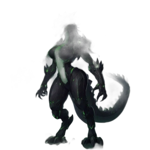 dragon, creature, staff, animal transparent PNG cut-out
