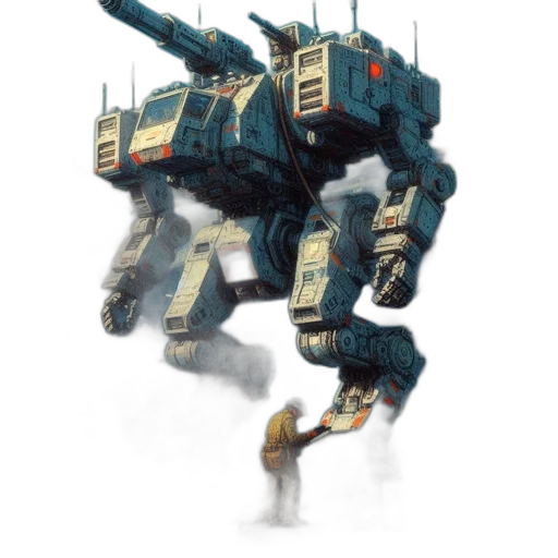 robot, weapon, creature, dragon transparent PNG cut-out