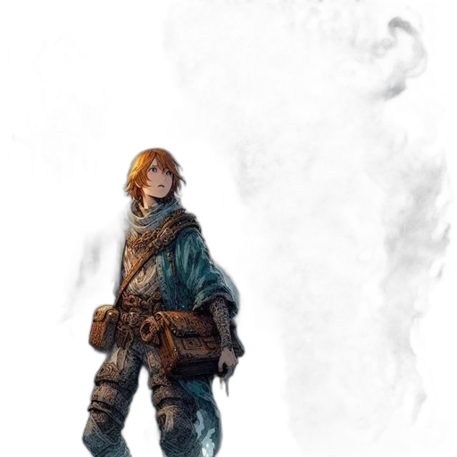 sword, jacket, weapon, staff transparent PNG cut-out