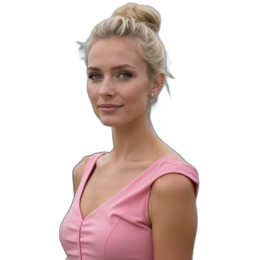 dress, staff, face, jewelry transparent PNG cut-out