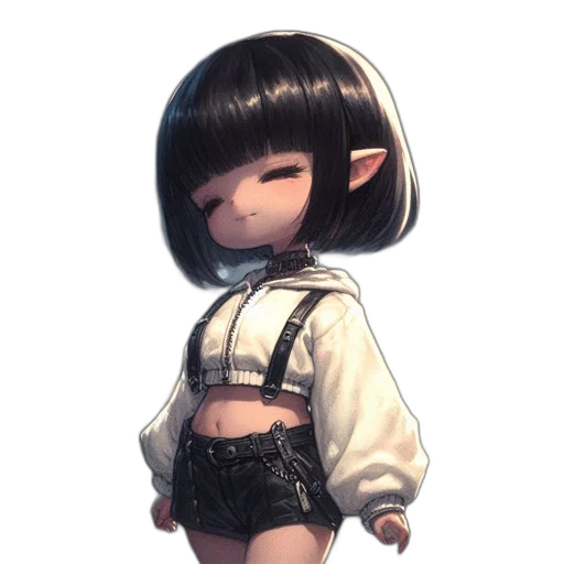 staff, jacket, creature, dress transparent PNG cut-out