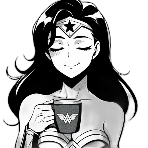 comic book art, cartoon, anime, concept art transparent PNG cut-out