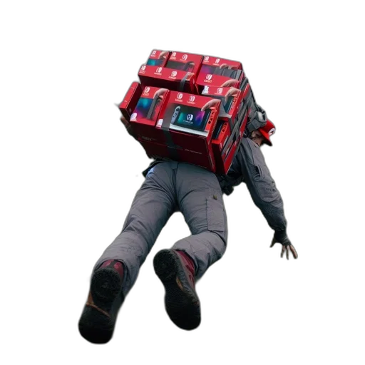 robot, jacket, creature, mask transparent PNG cut-out
