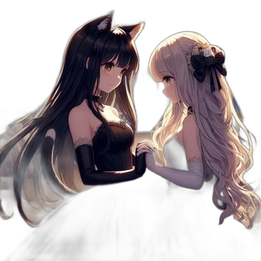 dress, mask, crown, anime transparent PNG cut-out