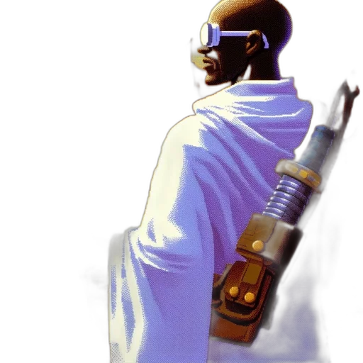 bottle, jacket, concept art, cyberpunk transparent PNG cut-out