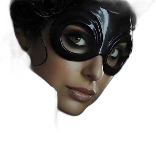 mask, face, comic book art, concept art transparent PNG cut-out