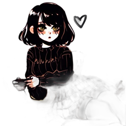dress, creature, staff, robot transparent PNG cut-out