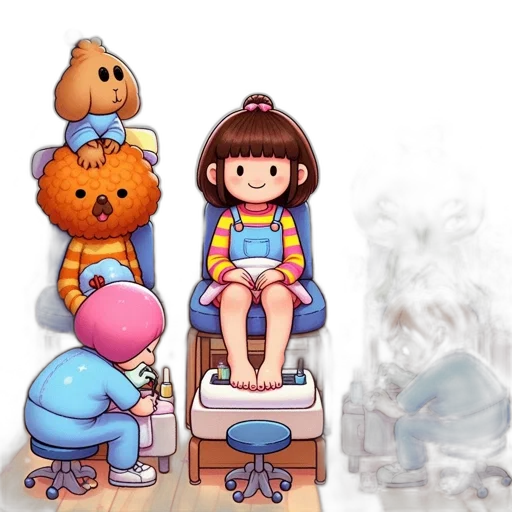 furniture, staff, creature, dress transparent PNG cut-out