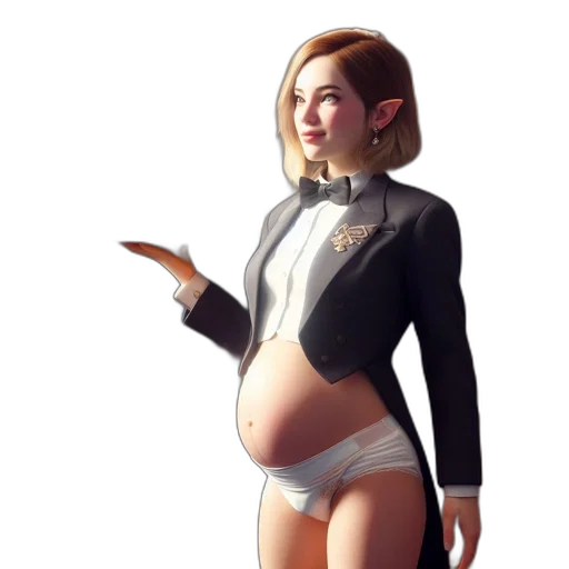 staff, jacket, dress, robot transparent PNG cut-out