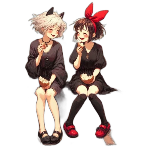 anime, pixel art, concept art, cartoon transparent PNG cut-out