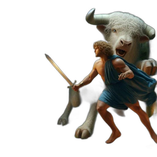 animal, concept art, 3d render, fantasy art transparent PNG cut-out