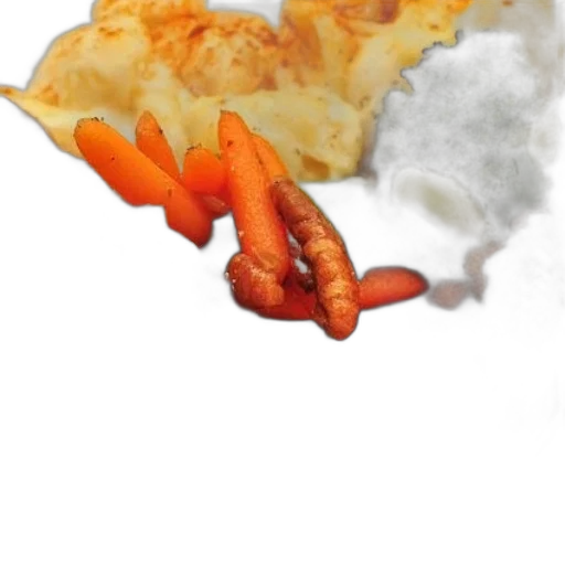 food, dragon, jacket, mask transparent PNG cut-out