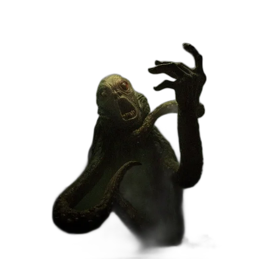 creature, mask, staff, animal transparent PNG cut-out