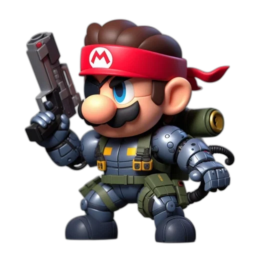 weapon, staff, animal, robot transparent PNG cut-out