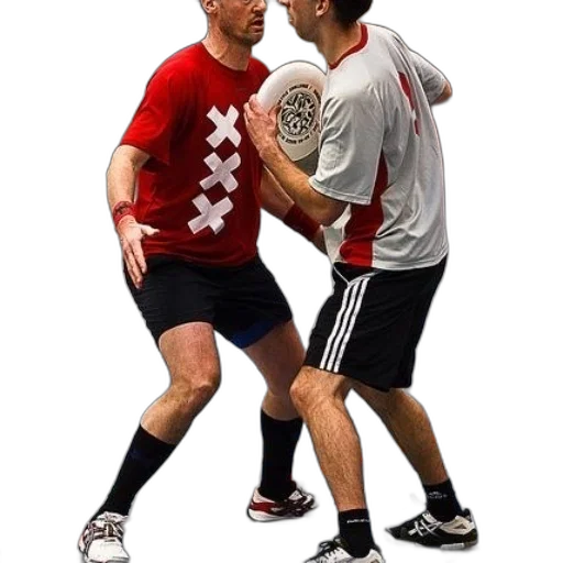 staff, two, men, playing transparent PNG cut-out