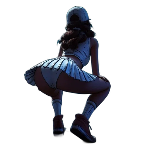 dress, shoes, concept art, pixel art transparent PNG cut-out