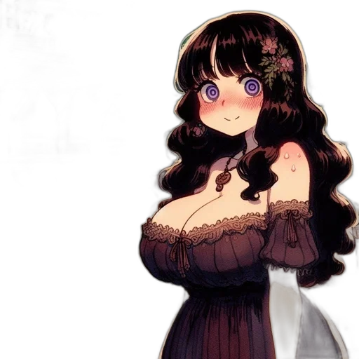 dress, flower, crown, hat transparent PNG cut-out