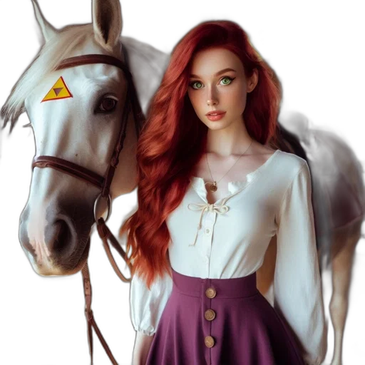 dress, jewelry, animal, fantasy art transparent PNG cut-out
