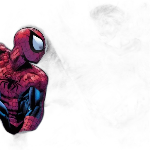 mask, comic book art, concept art, 3d render transparent PNG cut-out
