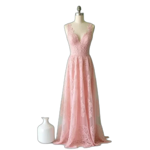dress, pastel, mannequin, dressed transparent PNG cut-out