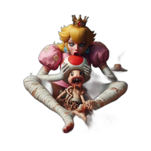 crown, creature, staff, animal transparent PNG cut-out